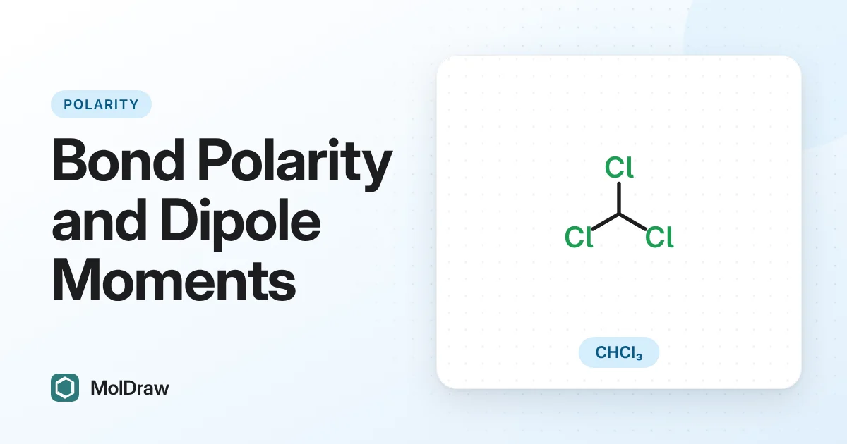 Skeletal structure of chloroform, CHCl3, a tetrahedral molecule with three carbon–chlorine bonds and one carbon–hydrogen bond