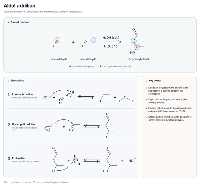 Aldol addition template preview