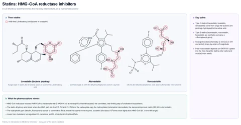Statins: HMG-CoA reductase inhibitors template preview