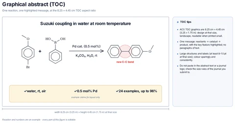 Graphical abstract (TOC) template preview